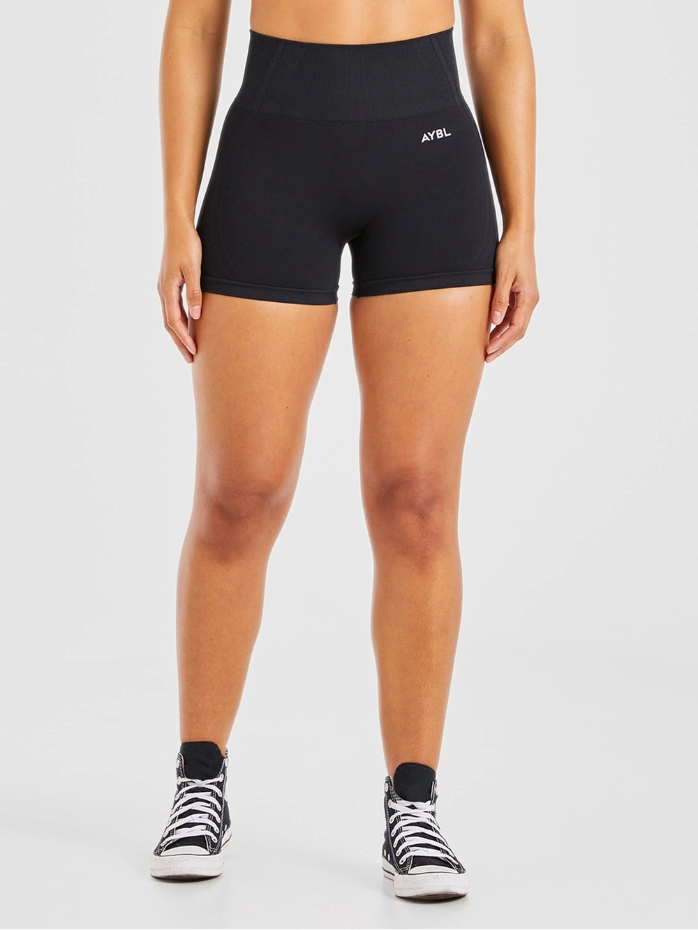 AYBL Charcoal Grey Gym Compression Shorts Size L